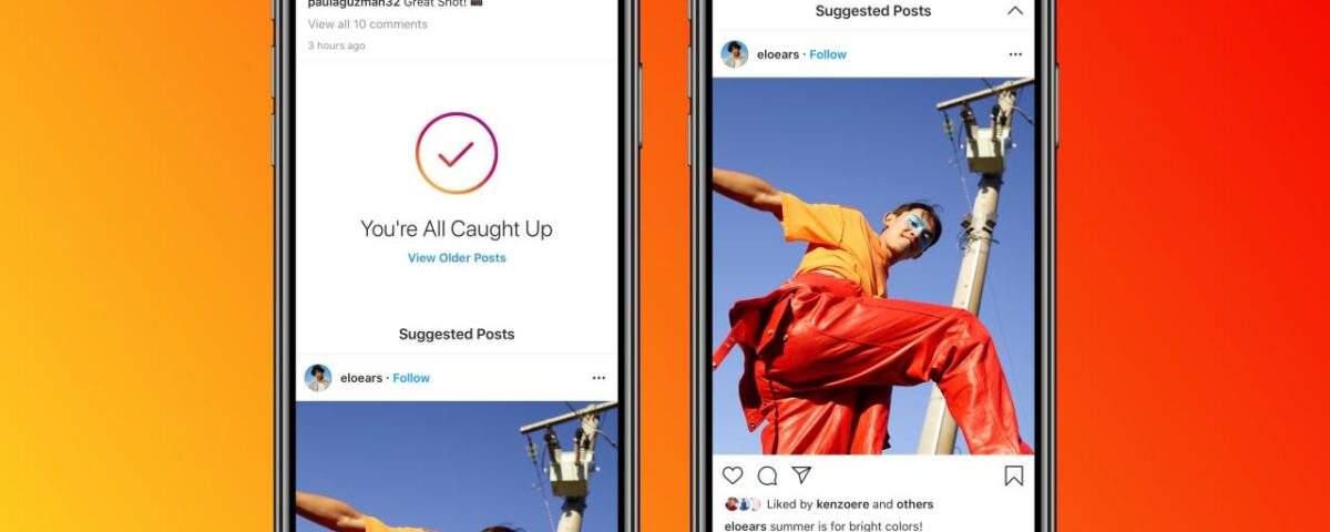 Instagram está implementando publicaciones sugeridas Apple