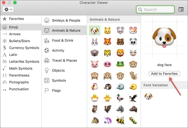 Añadir Emoji Favorito a Mail Mac