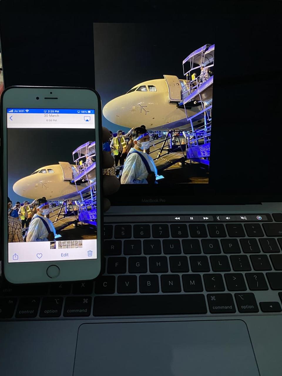 AirPlay de mi iPhone 6S+ a MacBook con macOS Monterey