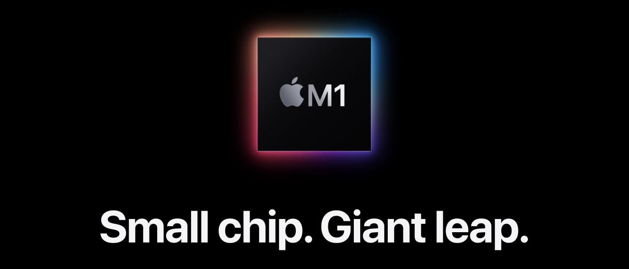 Captura de pantalla 001 del sitio web del salto gigante del chip pequeño Apple M1