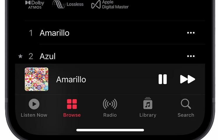 Avance del iPhone 12 con audio sin pérdidas de Apple Music
