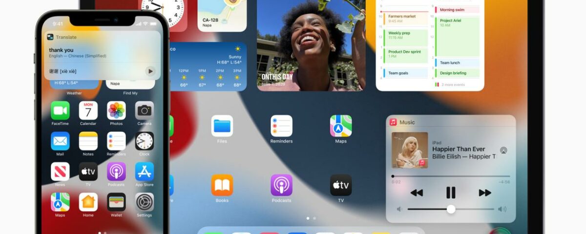 Imagen promocional de Apple para promocionar los comandos de Siri sin conexión en iPhone y iPad