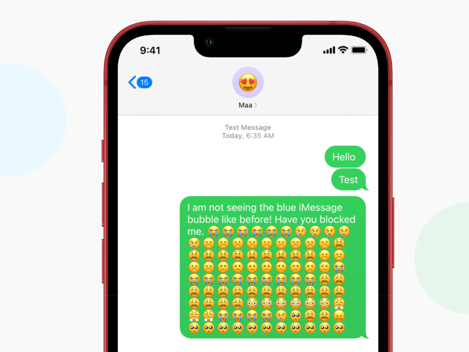 Bloqueado en iMessage