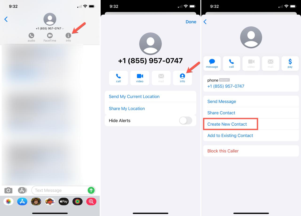 Crear nueva aplicación de mensajes de contacto iPhone