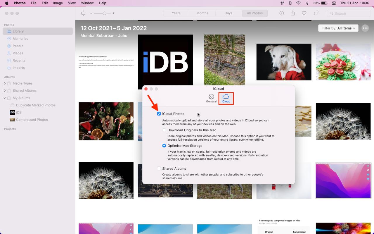 Cómo habilitar Fotos de iCloud en Mac