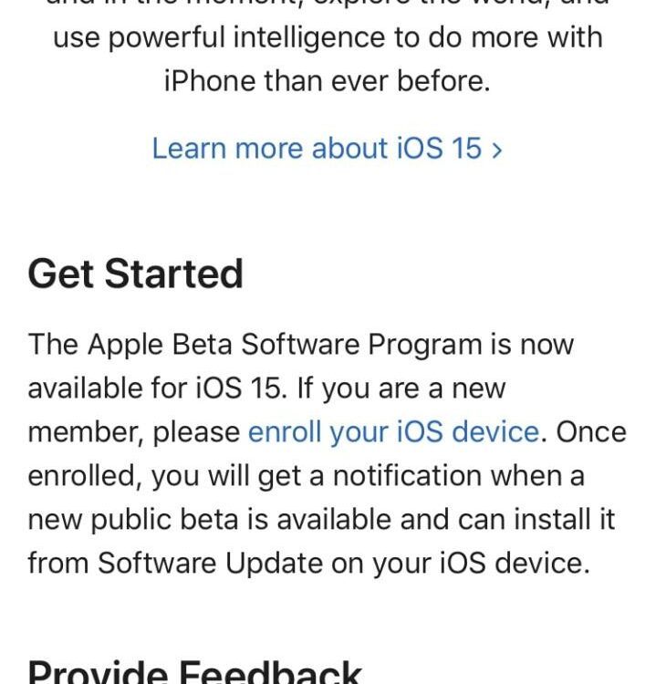 Inscriba su beta pública de dispositivo iOS