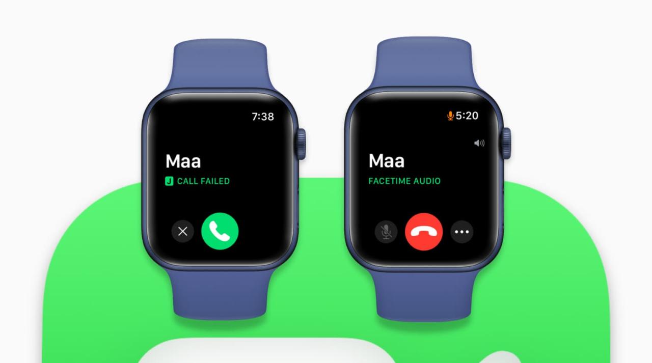 FaceTime falla y no funciona en Apple Watch