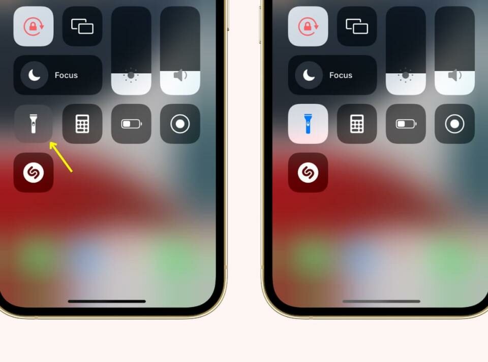 Arreglar la linterna que no funciona en el iPhone