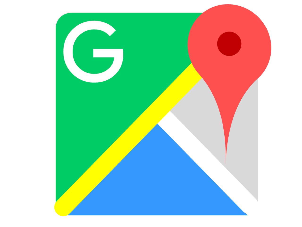 Logotipo de Google Maps de Pixabay