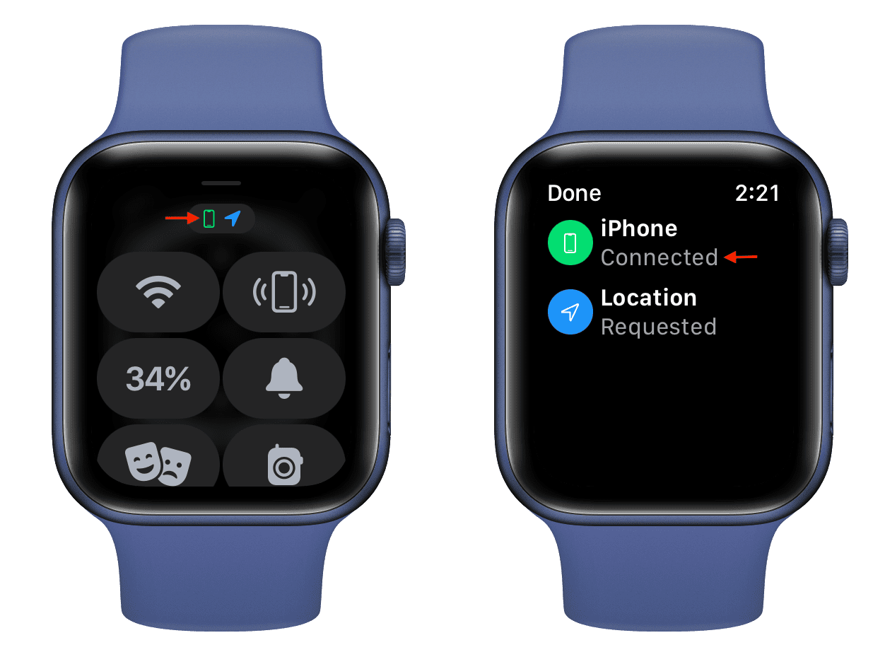 Icono de iPhone verde Apple Watch