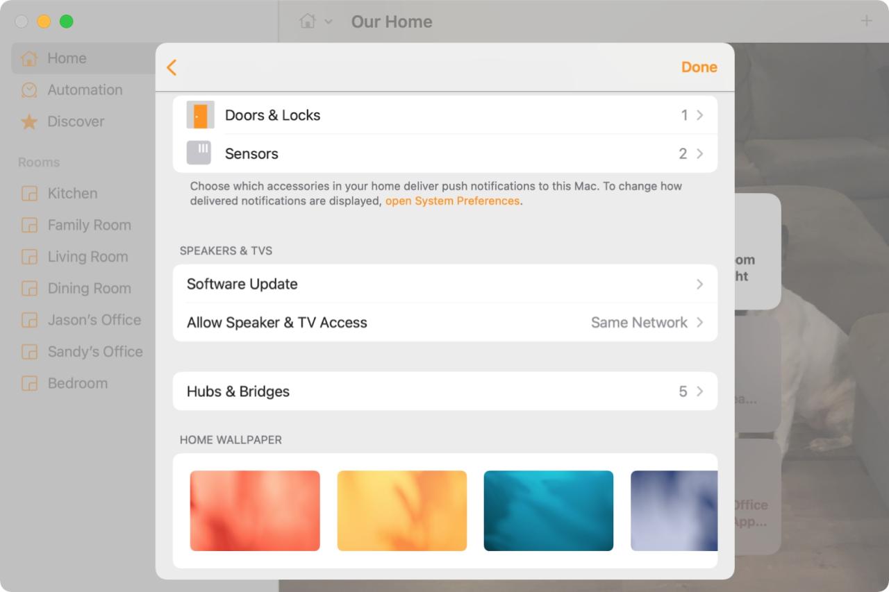 Configuración de Inicio en Inicio en Mac