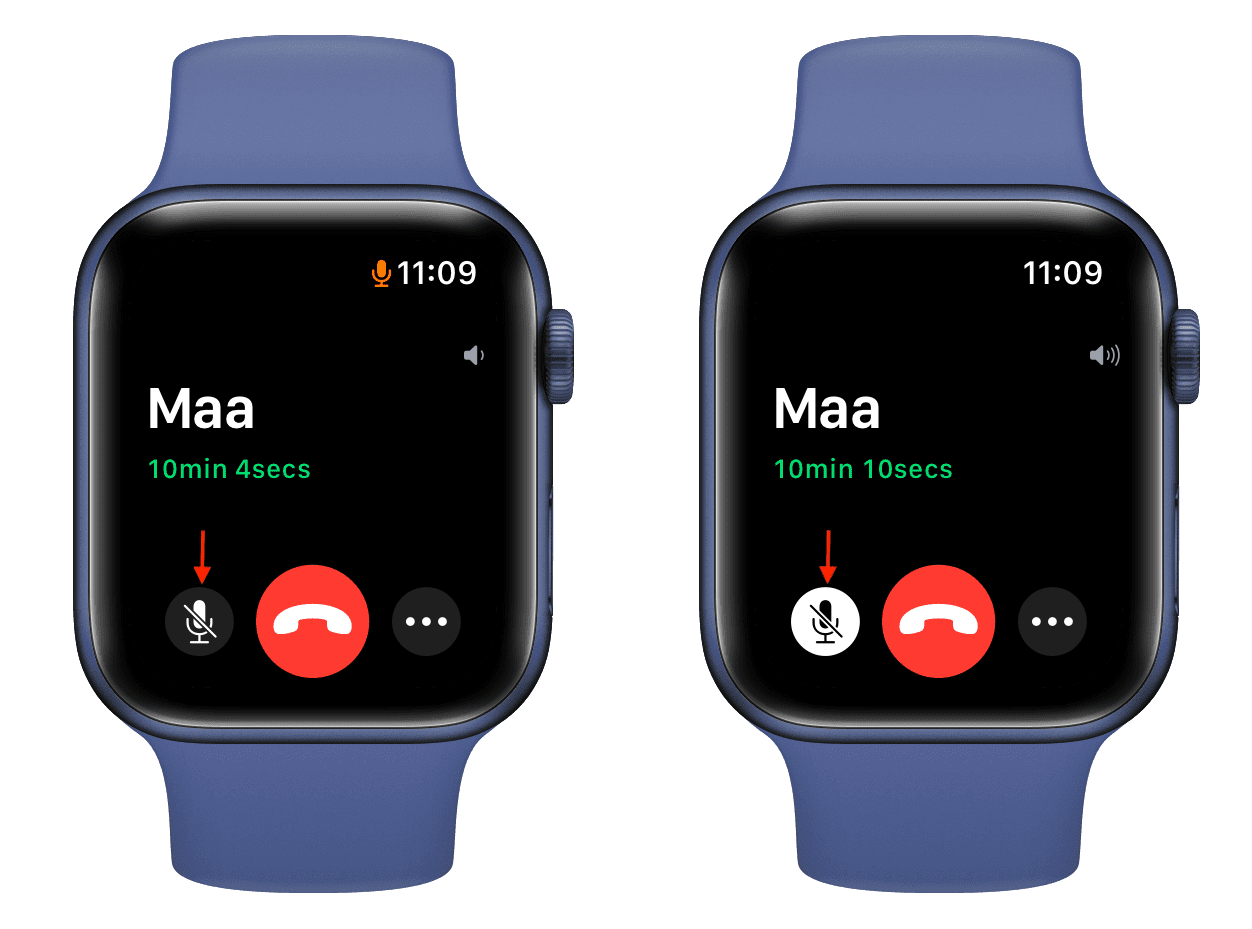 Silenciar y reactivar llamadas de FaceTime en Apple Watch