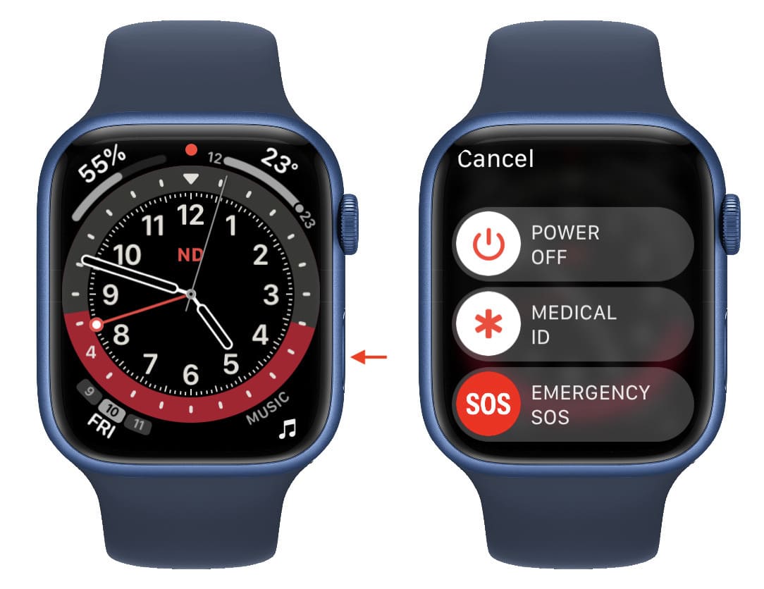 Apague el Apple Watch
