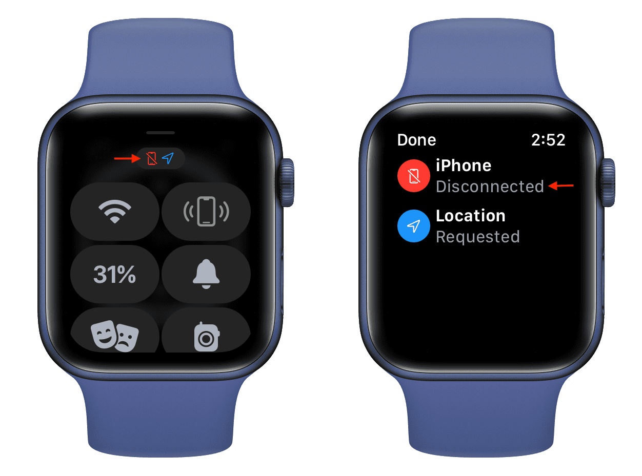Icono de iPhone rojo Apple Watch