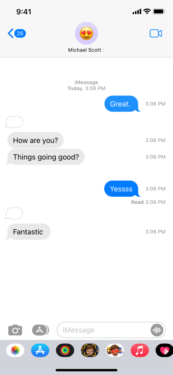 Ver la marca de tiempo del mensaje