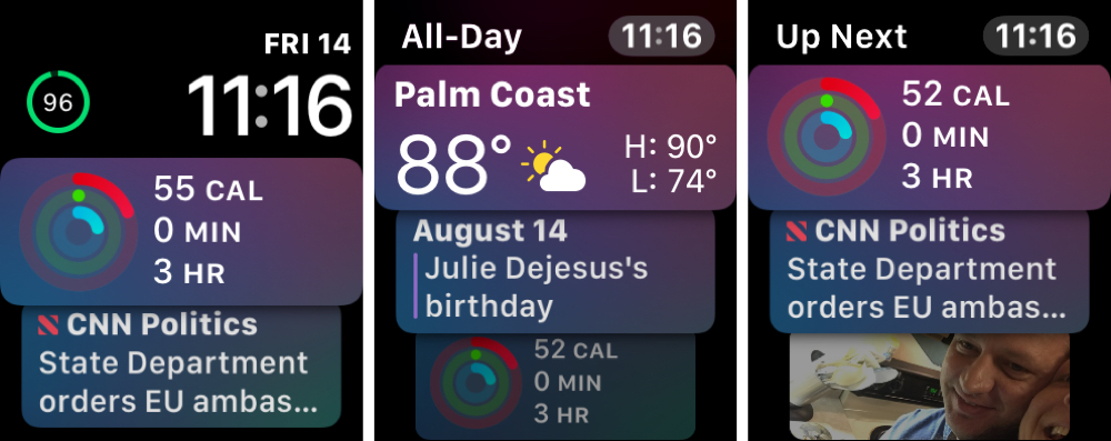 Carátula de Siri Watch en el Apple Watch