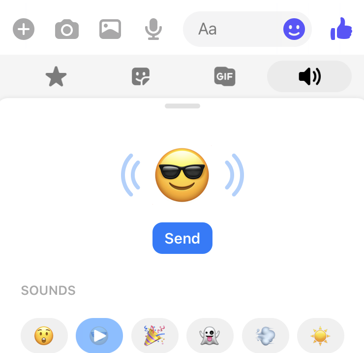 Soundmojis Mensajero iOS