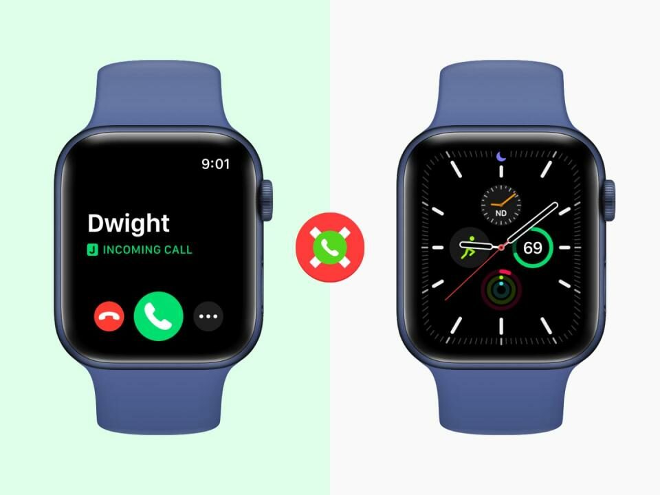 Dejar de recibir llamadas en Apple Watch