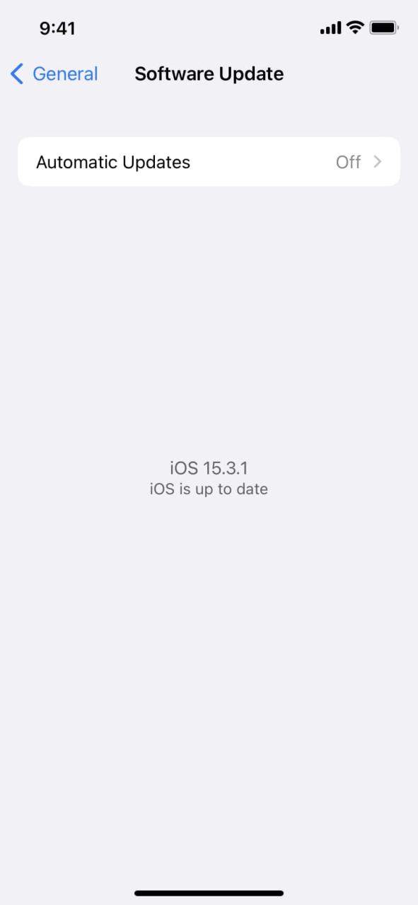 iPhone 13 actualizado