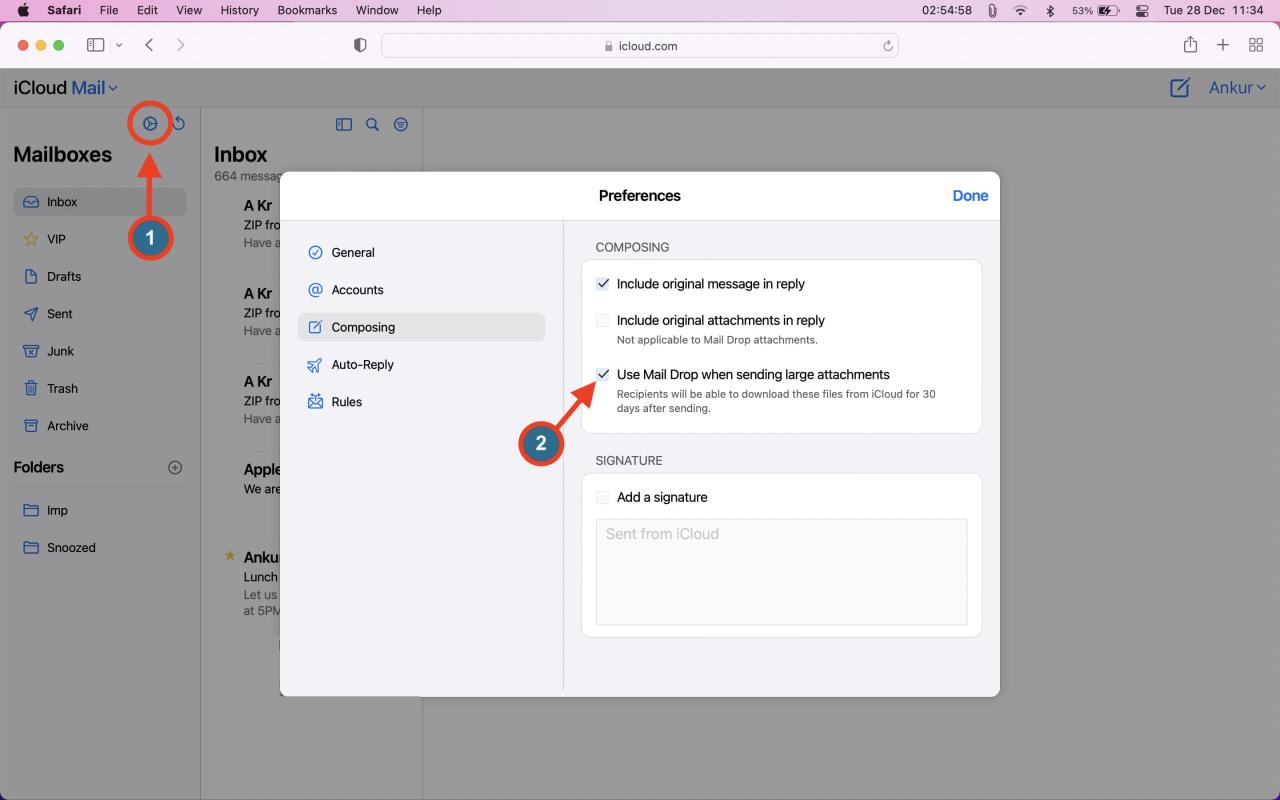 Use mail drop when sending large attachments icloud mail 1 apple