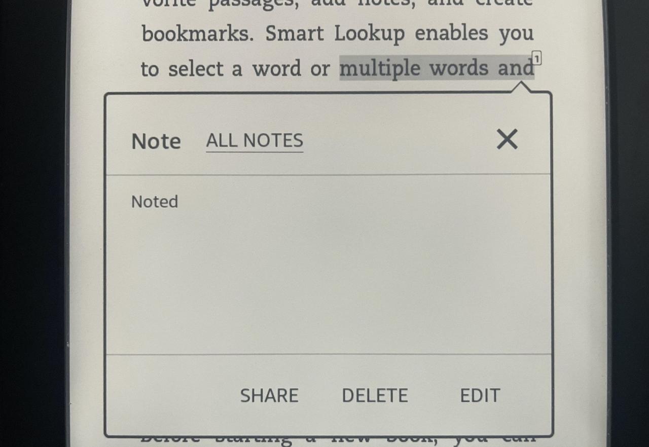Ver nota en Kindle Paperwhite