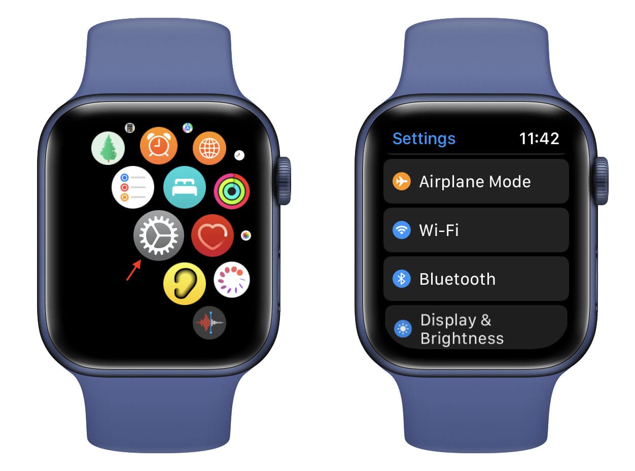 Configuración de Wi-Fi y Bluetooth en Apple Watch
