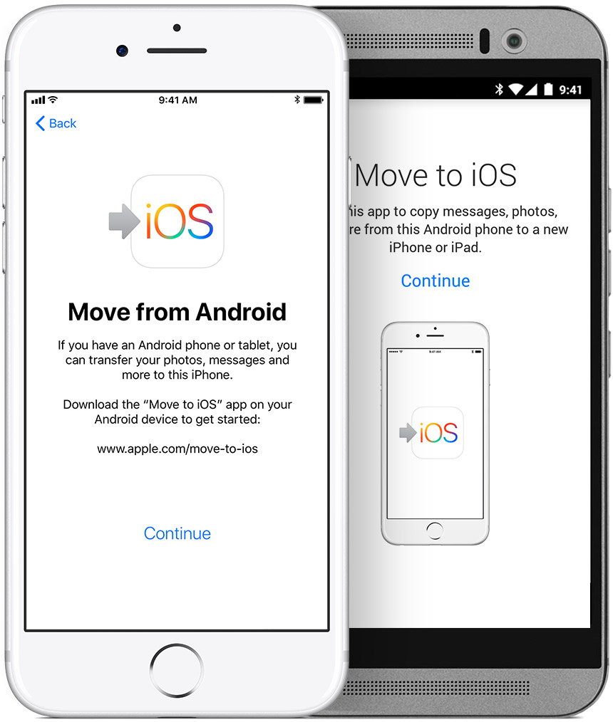 transferir contactos de Android a iPhone