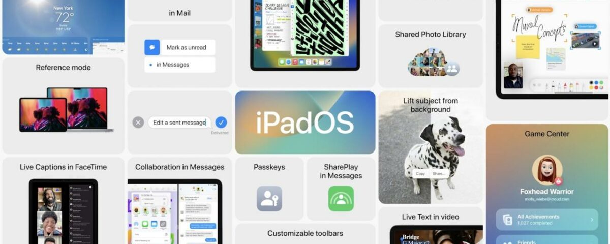 Funciones clave del iPad en la actualización iPadOS 16 de Apple