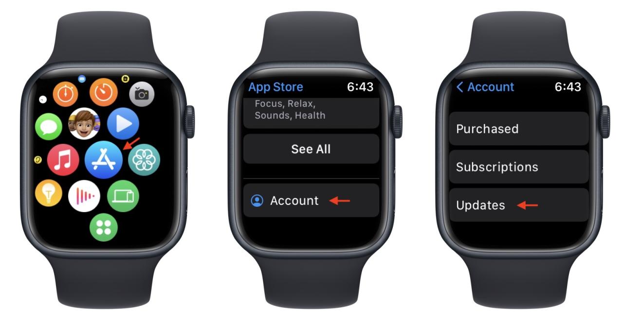 Actualice las aplicaciones de Apple Watch directamente desde el reloj