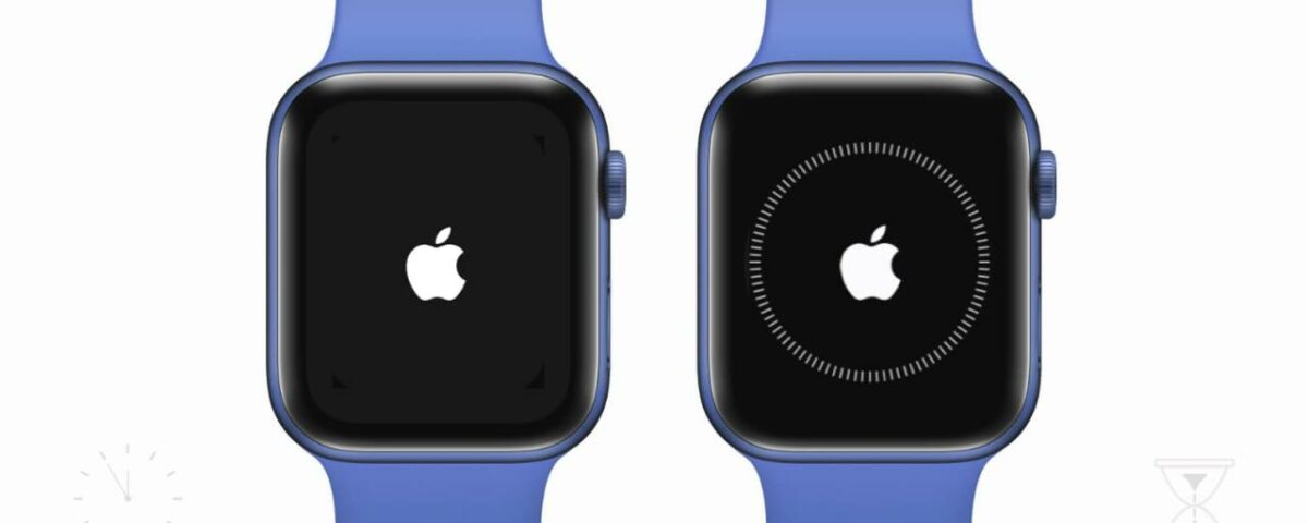 Apple Watch atascado en el logotipo de Apple y con una barra de progreso de sincronización circular