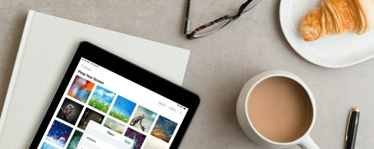 Aplicar filtro en Fotos iPad