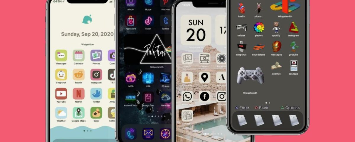 Iconos de pantallas de inicio de iPhone personalizados