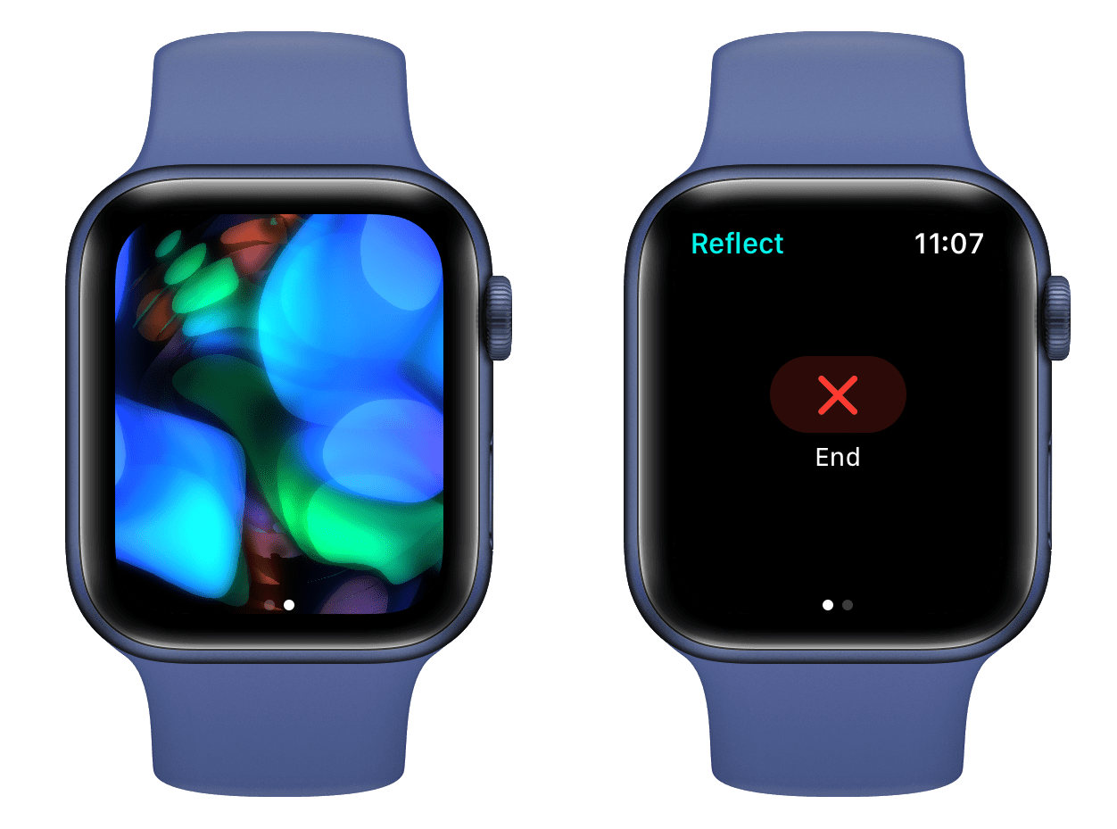 Finalizar sesión de Reflect en Apple Watch
