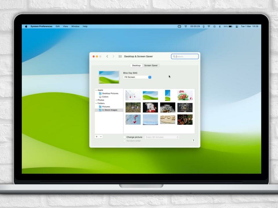 Arreglar el cambio de fondo de pantalla de Mac después de reiniciar
