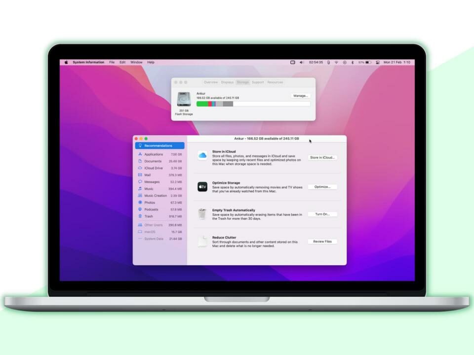 Maneras de liberar espacio MacBook