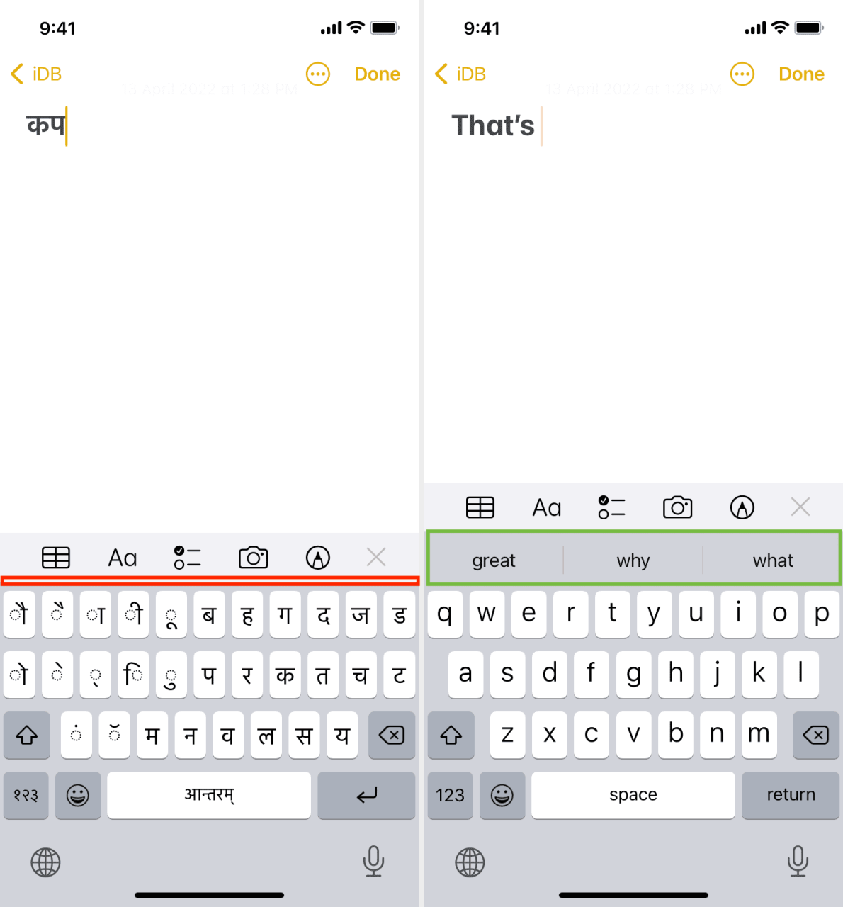 Arreglar predicciones de teclado en iPhone