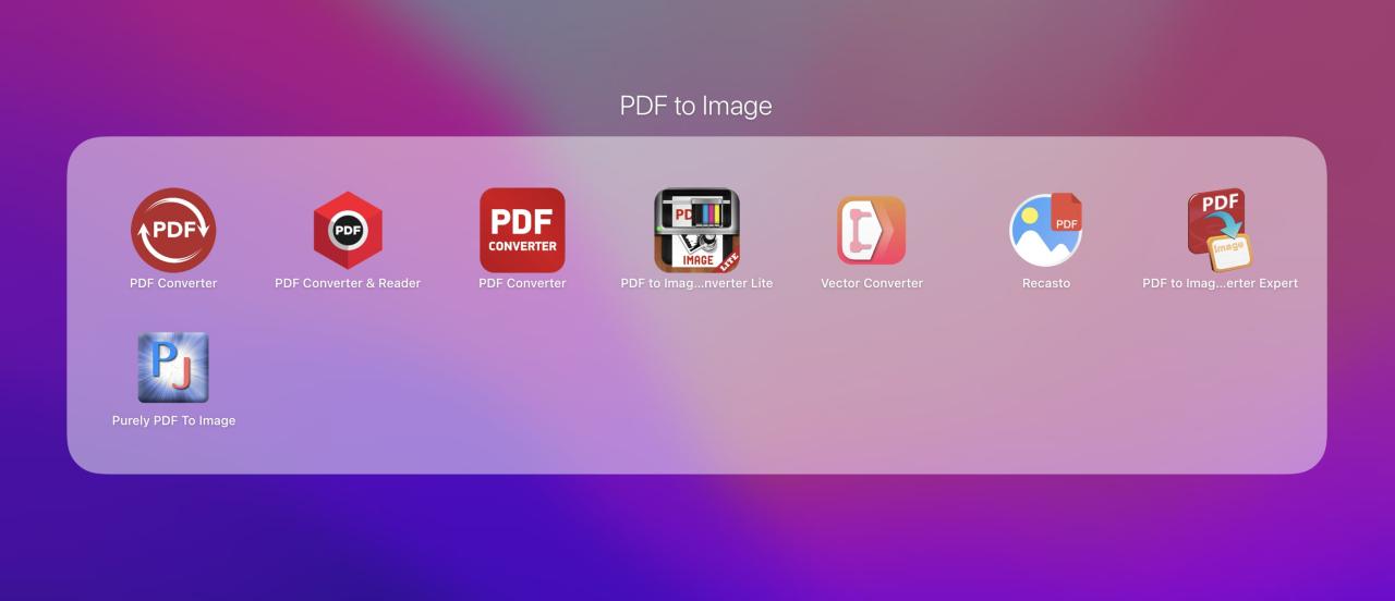 Aplicaciones de Mac para convertir PDF a imagen
