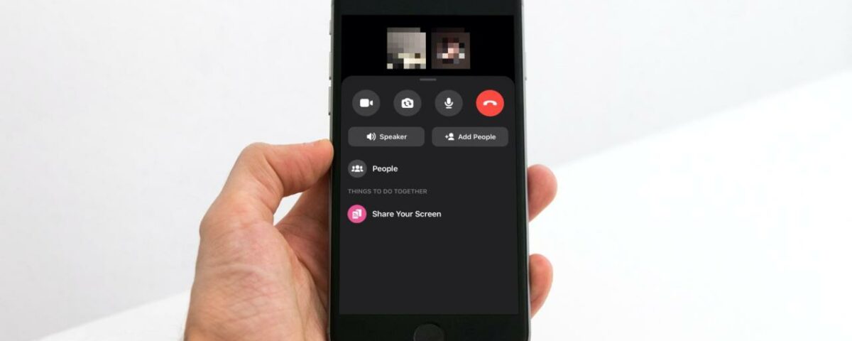 Messenger en iPhone Comparte tu pantalla