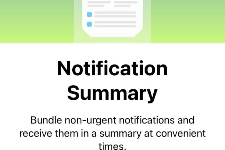 Resumen de notificaciones iOS 17