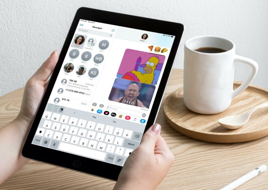 Fijar conversaciones en Mensajes iPad