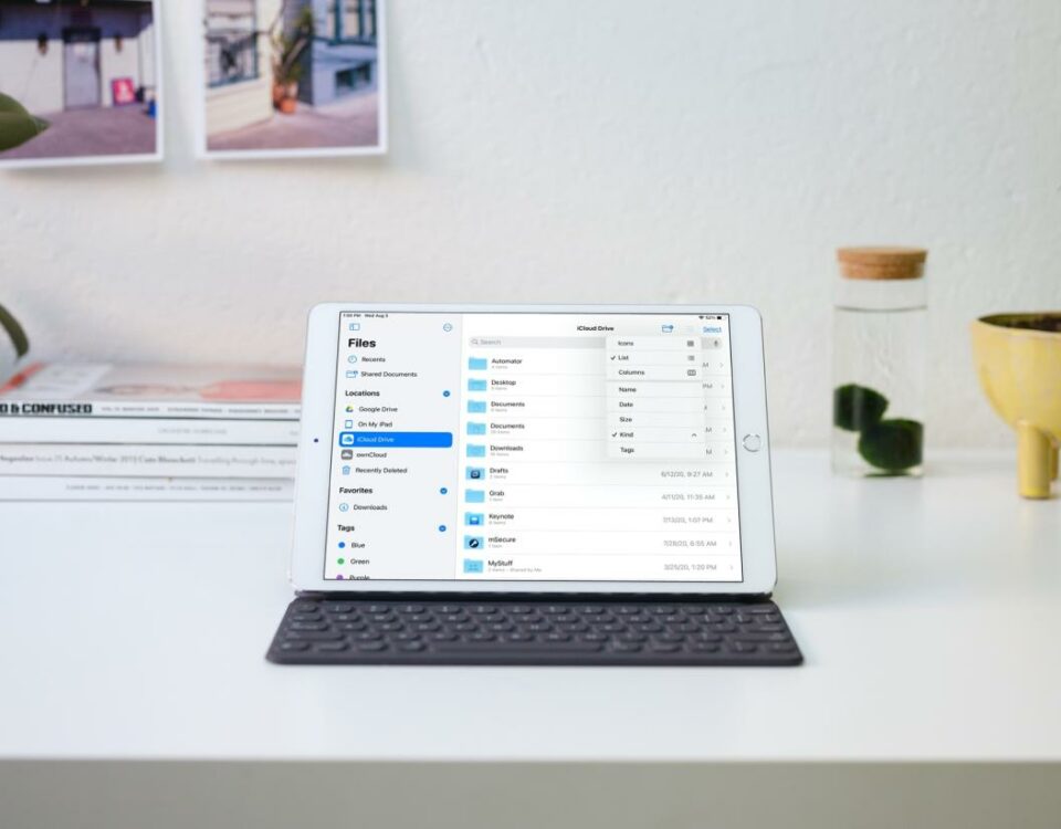 Archivos rediseñados en iPadOS 14