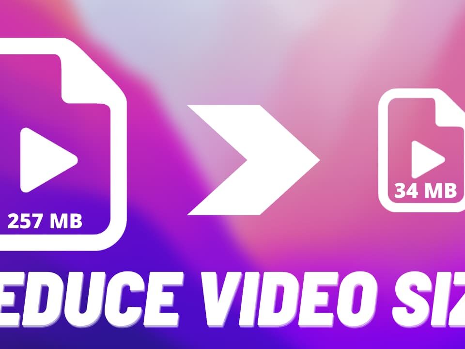 Reducir el tamaño del archivo de vídeo