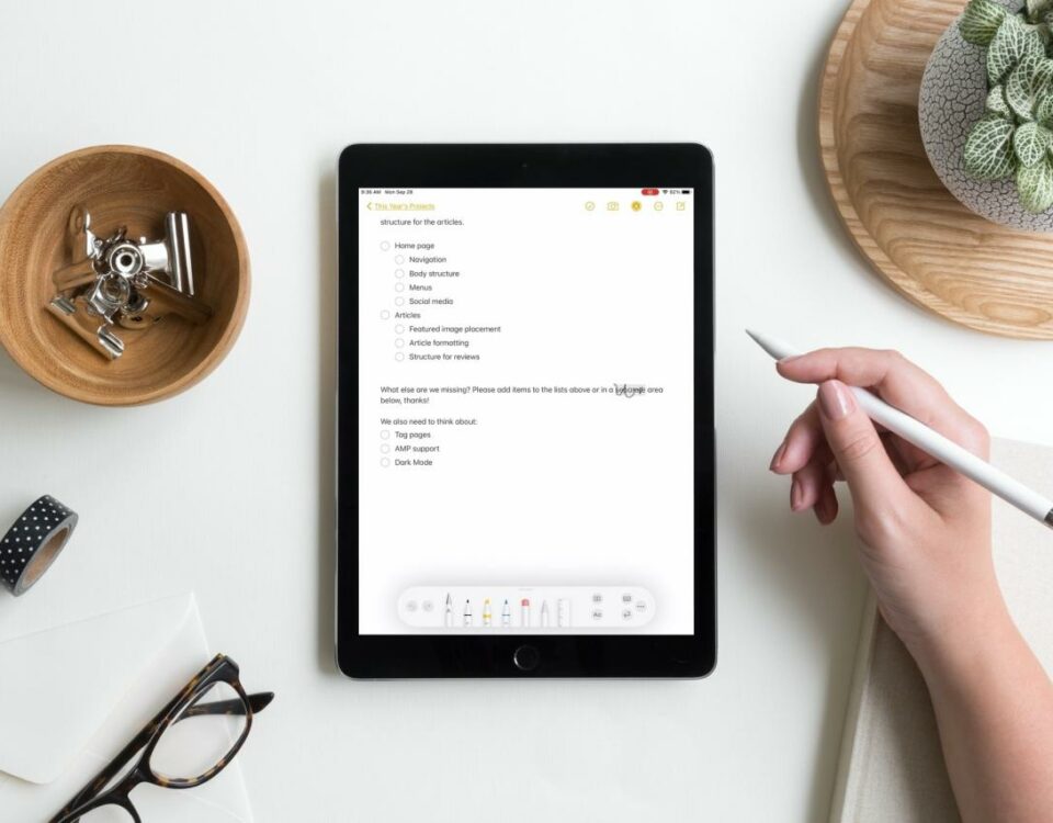 Scribble Apple Pencil iPad Eliminar texto