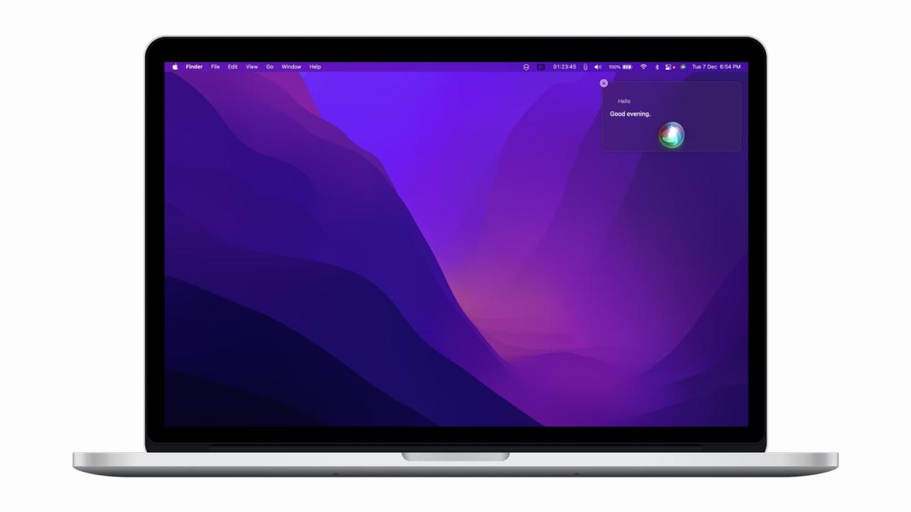 Siri en Mac