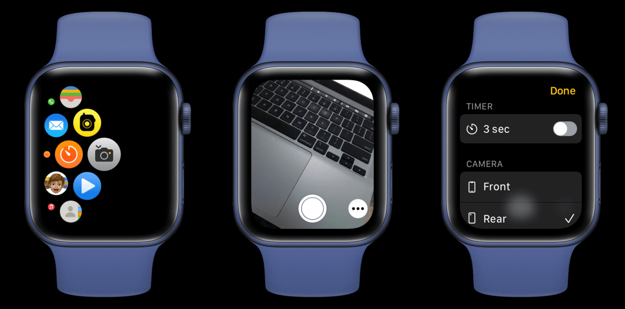 Usar Apple Watch como visor de cámara de iPhone