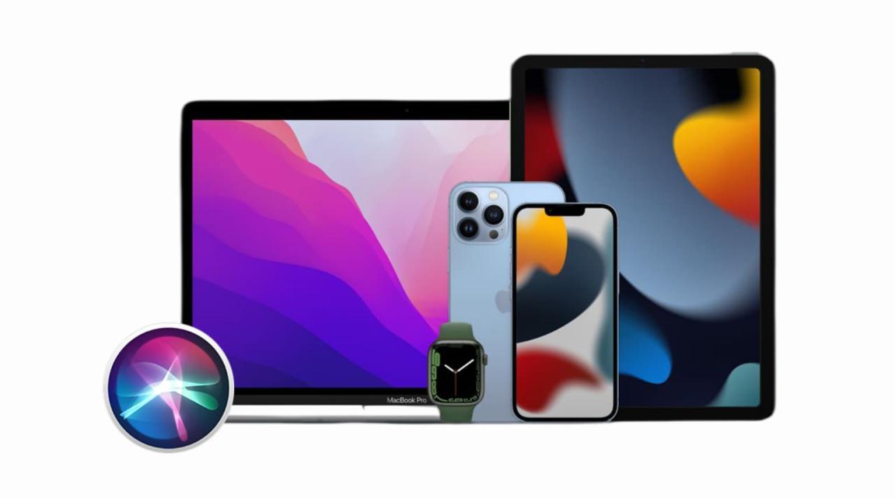 iPhone, iPad, Mac, Apple Watch y Siri