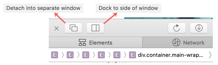 que es el inspector web de safari Coloque Web Inspector en Safari en Mac