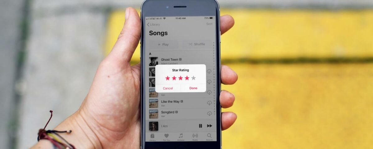 Valora la aplicación Song Music para iPhone