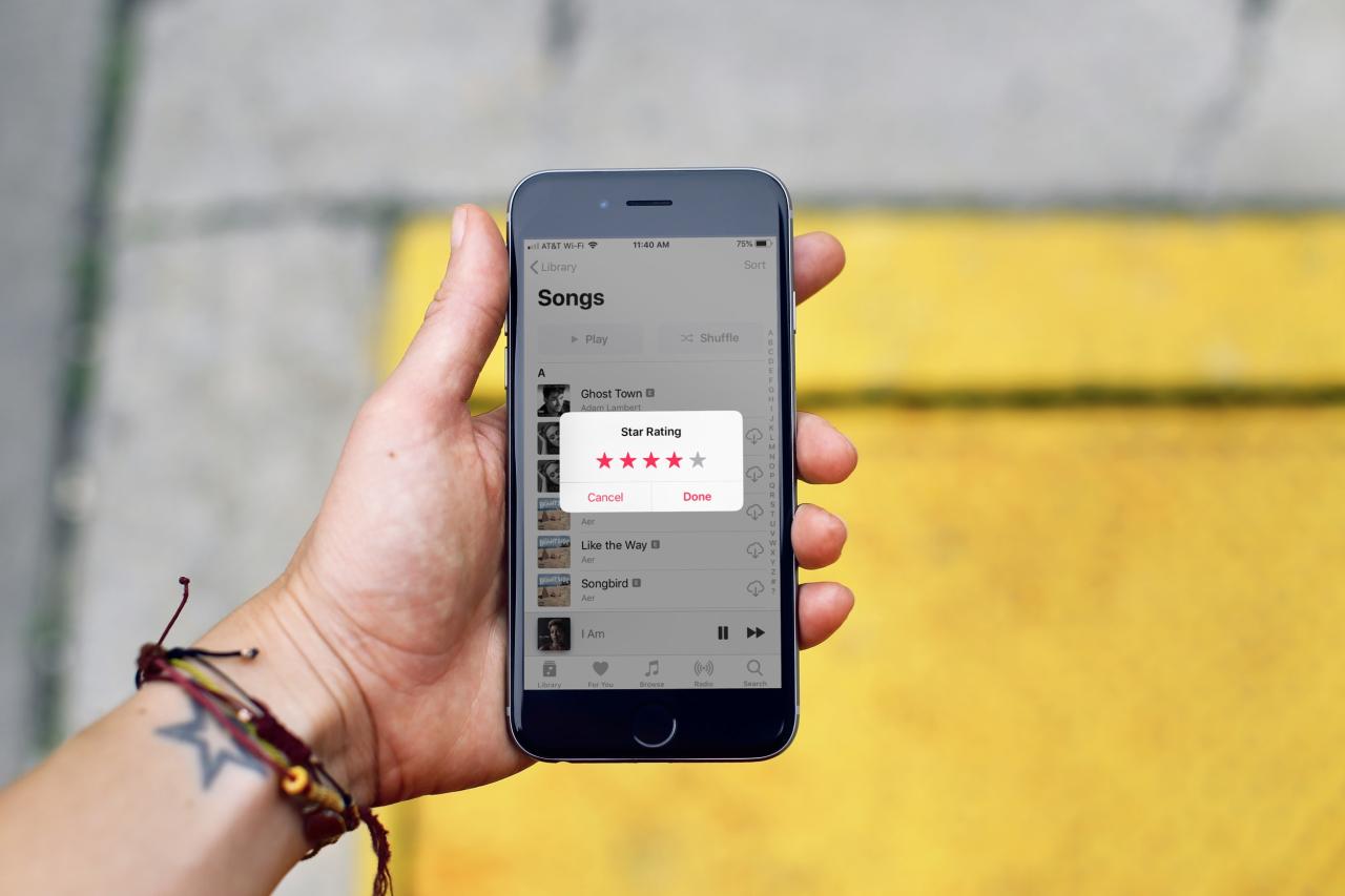 Valora la aplicación Song Music para iPhone