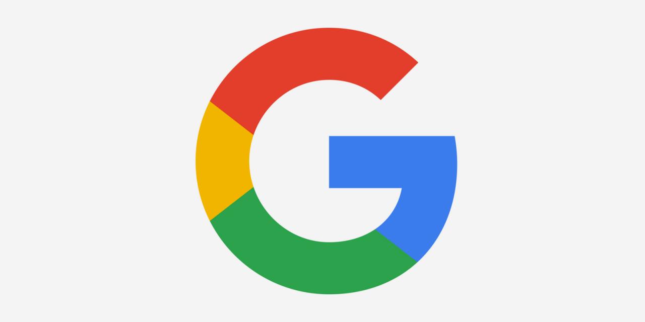 Logotipo de Google con estilo Material Design
